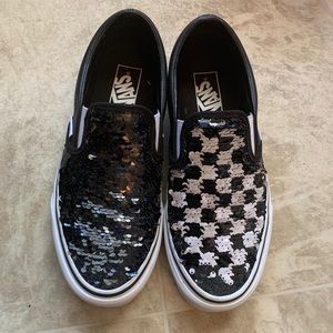 Vans Filling Sequins Skate Shoe